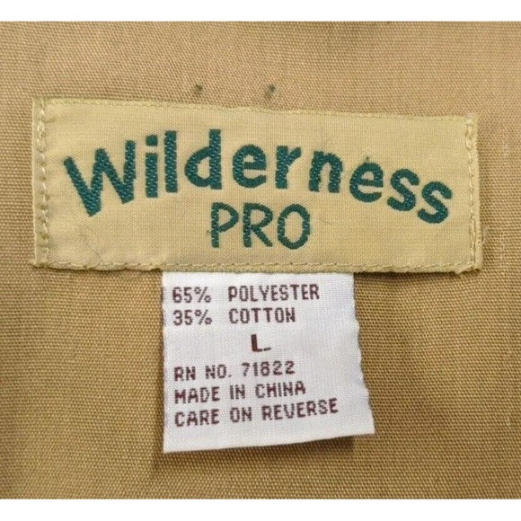 Wilderness Pro Traditional Fishing Vest Zipper Pocket Size L Fly Fishing - Picture 8 of 8